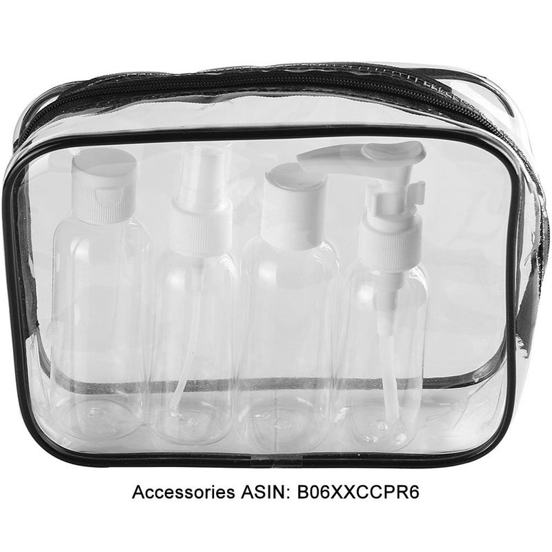 ScivoKaval Clear Carry-On Travel Toiletry Bag TSA 3 1 1 Airline Quart Bag 1 Quart Sized with Zipper for Men and Women 1 Pack - Image 4